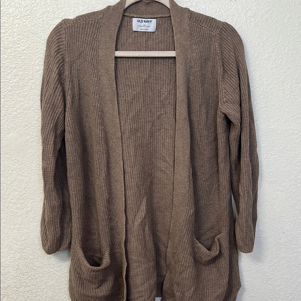 Old Navy Women's Brown Cardigan Sweater